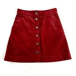 & Other Stories Corduroy Mini Skirt